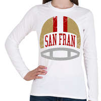 printfashion San Fran - Női hosszú ujjú póló - Fehér
