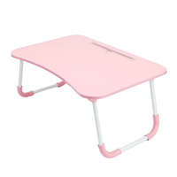 OEM FD-2 összecsukható rózsaszín laptop asztal / tartó