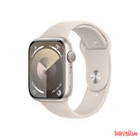 Apple Apple Watch S9 45mm fényes Alu tok,Csillagfény sport szíj (M/L)