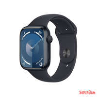 Apple Apple Watch S9 45mm Fekete Alu tok,Fekete sport szíj (M/L)