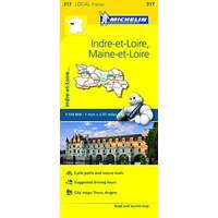 Michelin Indre-et-Loire / Maine-et-Loire térkép 0317. 1/150,000
