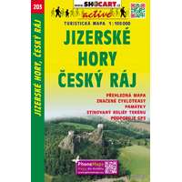 Shocart SC 203. Jizerské hory térkép, Cesky Ray, Cseh Paradicsom turistatérkép 1:40 000