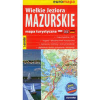 Expressmap Mazuri tó térkép ExpressMap 1:60 000 Mazuri-tó térkép Mazury Lakes Hiking Map hegymászó papírtérkép
