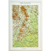 Magyar Honvédség - HM Térképészeti Kht. Eperjes dombortérkép - Tokaji-hegység dombortérkép MH. 27 x 40 cm