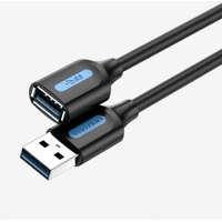 Vention Vention USB-A 3.0/M -> USB-A 3.0/F, (hosszabbító,PVC), 1m, kábel