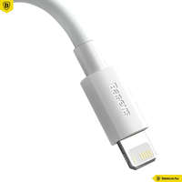 Baseus Baseus Simple Wisdom Lightning Cable 1,5m (2db/cs) White