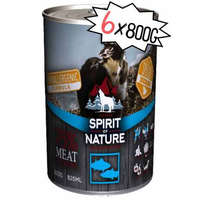  Spirit of Nature Hypoallergenic DOG (Tuna & Salmon) 5+1 (6*800g)