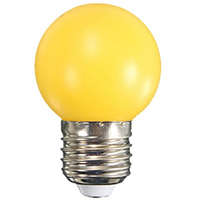 Mentavill Mentavill Színes LED lámpa E27 (1W/200°) Kisgömb - sárga