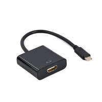 Gembird Gembird A-CM-HDMIF-03 USB Type-C to HDMI 4K30Hz adapter cable Black
