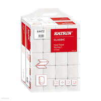 KATRIN Kéztörlő Katrin Classic 1 ZZ Handypack V hajtogatott 1 rétegű 100% újrahasznosított 300 lap 22,4*23c