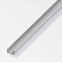  ALFER - U-profil alumínium eloxált ezüst 1000x10x16,5x1,5 mm