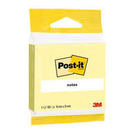 3M POSTIT 3M POSTIT Öntapadó jegyzettömb, 76x76 mm, 100 lap, 3M POSTIT, sárga