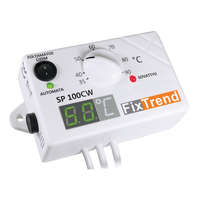 FixTrend FixTrend SP100CW termosztát, hőfok kijelzővel, HMV cirkulációs szivattyúhoz