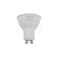 Tracon Műanyag házas SMD LED spot fényforrás SAMSUNG chippel 230V,50Hz,GU10,8W,710 lm,3000 K,120°,SAMSUNG chip, EEI=F