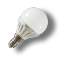 V-TAC LED lámpa , égő , körte , E14 foglalat , 4 Watt , 180° , hideg fehér