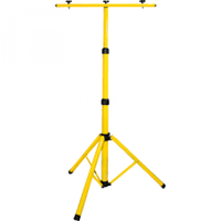 V-TAC Három lábú állvány LED reflektorhoz , 2 fejes tripod , sárga