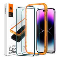 Spigen Spigen tR Align Master 2 Pack, FC fekete - iPhone 14 Pro Max, AGL05204