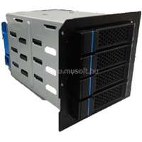 CHENBRO New Cage, 3.5" HDD, w/ 4-port 12Gbps SAS&SATA BP & 80mm Fan, Tool-less T (384-10501-2102A0)