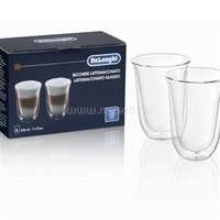 DELONGHI DLSC312 220ML üveg latte macchiato pohár 2db-os (DELONGHI_5513284171)