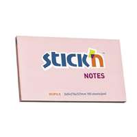 Stickn Öntapadó jegyzettömb STICK`N 76x127mm pasztel pink 100 lap