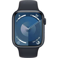 Apple Apple Watch 9 4G 45mm Alu mitternacht óraszíj mn