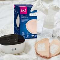 LOVI LOVI Discreet Elegance Disposable Breast Pads Beige melltartóbetét 20 db melltartóbetét nőknek