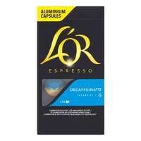 LOR Kávékapszula lor nespresso espresso decaffeinato koffeinmentes 10 kapszula/doboz