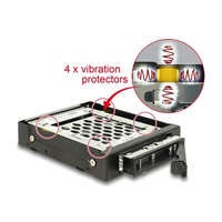 DELOCK DeLock 3,5" Mobile Rack for 1x 2,5" SATA / SAS HDD / SSD with vibration protection