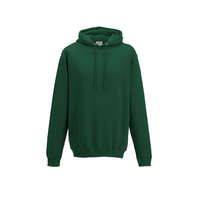 Just Hoods Uniszex kapucnis pulóver Just Hoods AWJH001 College Hoodie -L, Forest Green