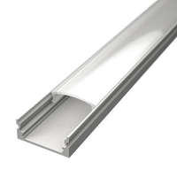 Alu-LED Alumínium profil LED szalaghoz fehér ALP-002 opál búra