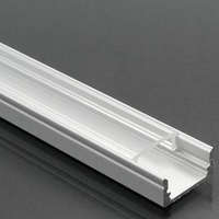 Alu-LED Alumínium profil LED szalaghoz 002 átlátszó