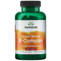 Swanson Swanson B-Complex Super Stress C-vitaminnal 100 kapszula