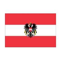  Nemzeti lobogó ország zászló nagy méretű 90x150cm - Ausztria, osztrák címeres