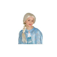 Frozen Jégvarázs Elsa Elza hercegnő, jégkirálynő gyerek, kislány halloweeni farsangi jelmez kiegészítő - paróka