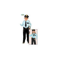  Rendőr járőr halloween farsangi jelmez szett - gyerek (méret: XL)