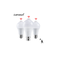 amasun Amasun mozgásérzékelős villanykörte E27, 5W, LED, meleg fehér 2800-3500K