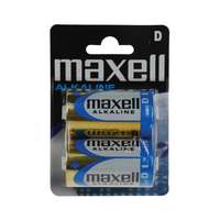 Maxell Maxell Maxell LR20 D elem, alkáli, 2db/bliszter