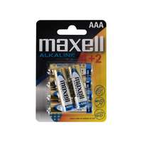 Maxell Maxell Maxell LR03 4+2 AAA elem, alkáli, 4+2db/bliszter