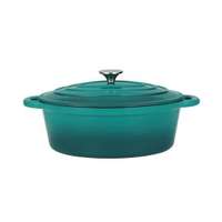 Perfect Home Öntöttvas kacsasütõ 30cm 4.2 literes zománcozott türkiz 16639