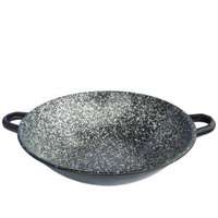  Wok serpenyõ füles 30 cm zománcozott TEFWOKF