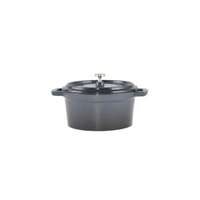 Perfect Home Lábas + fedõ mini 14cm zománcozott öntöttvas acélkék 28110