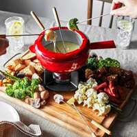 Zwilling Öntöttvas fondue szett 20cm 1,8L zománcozott piros 24753