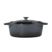 Perfect Home Kacsasütõ 32cm 6 literes zománcozott öntöttvas acélkék 92142