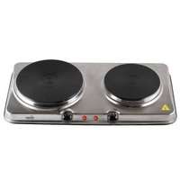 Home Hordozható fõzõlap / rezsó 2 lapos 1500/1000W rozsdamentes HG R 04SS