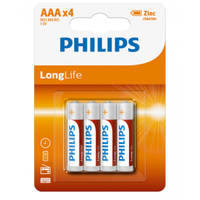  Philips LongLife AAA elem 4 db PH-LL-AAA-B4