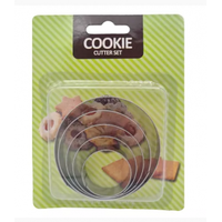 Kiszúró szett 5 részes kör forma fém T05247
