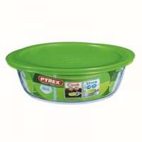  Pyrex Cook & Store kerek üveg sütõtál + mûanyag fedõ 20 cm 203055