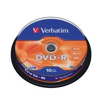 Verbatim VERBATIM DVD-R 4.7 GB, 16x Hengeres (10db)