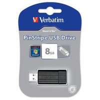 Verbatim Verbatim Pinstripe Usb Drive 8GB Black