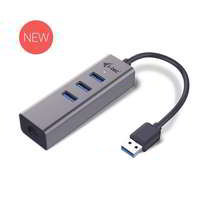 I-TEC I-TEC USB 3.0 METAL HUB + GLAN METAL 3-PORT HUB WITH GLAN ADAP.
